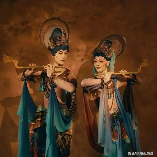 千年壁画在敦煌乐谱中演绎古今交响的敦煌奇境_白歆_音乐_乐舞