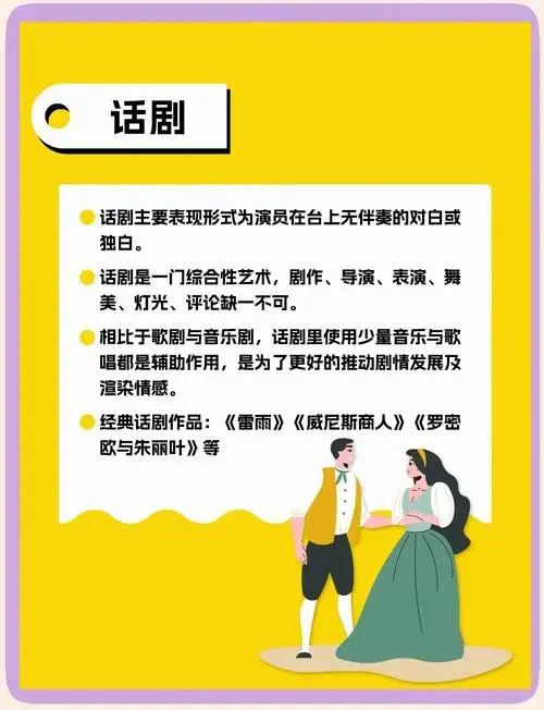 话剧,音乐剧,歌剧的区别,你知道吗?