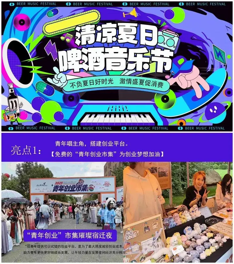2024清凉夏日啤酒音乐节活动策划方案 #美食节 #网红夜 - 抖音