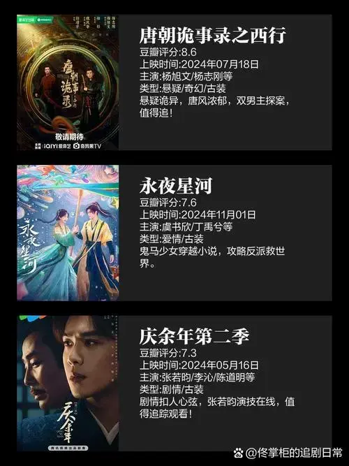 2024热门电视剧回顾📺 2024年最火电视剧盘点🔥,古装剧与现代剧齐