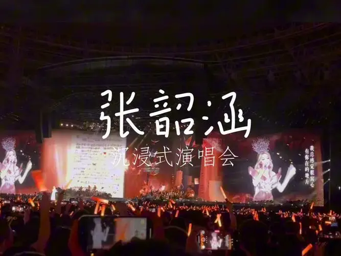沉浸式体验张韶涵演唱会