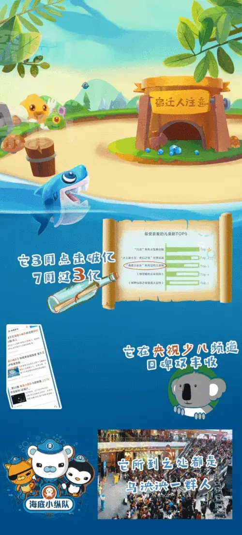 《海底小纵队》儿童剧演出倒计时!余票不多了