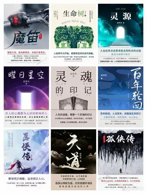已写二十三本书,《欲世救赎》《狱门》《命运交响曲》《天道》《复活