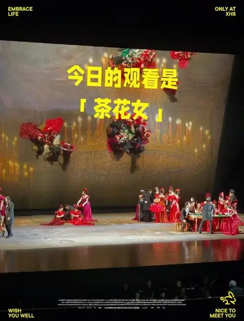 茶花女歌剧演出盛况