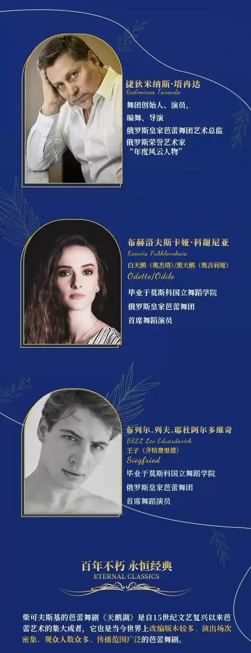 俄罗斯皇家芭蕾舞团《天鹅湖》2024巡演21周年至臻呈现——北京站--票