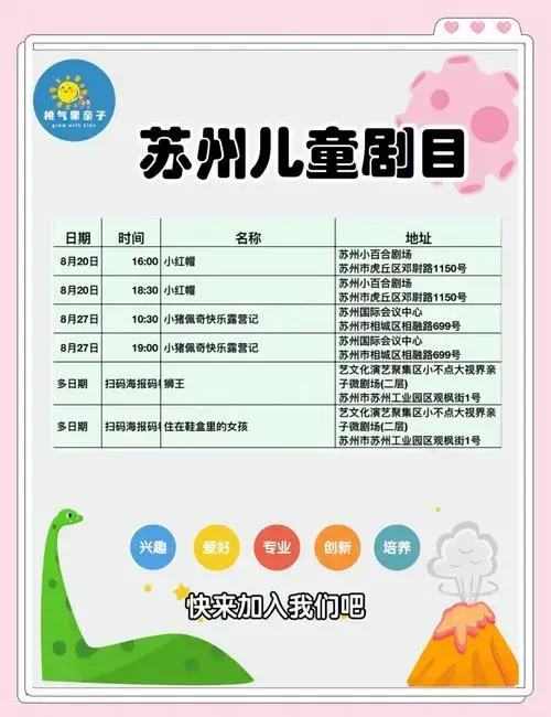 苏州儿童剧推荐:高质量亲子时光