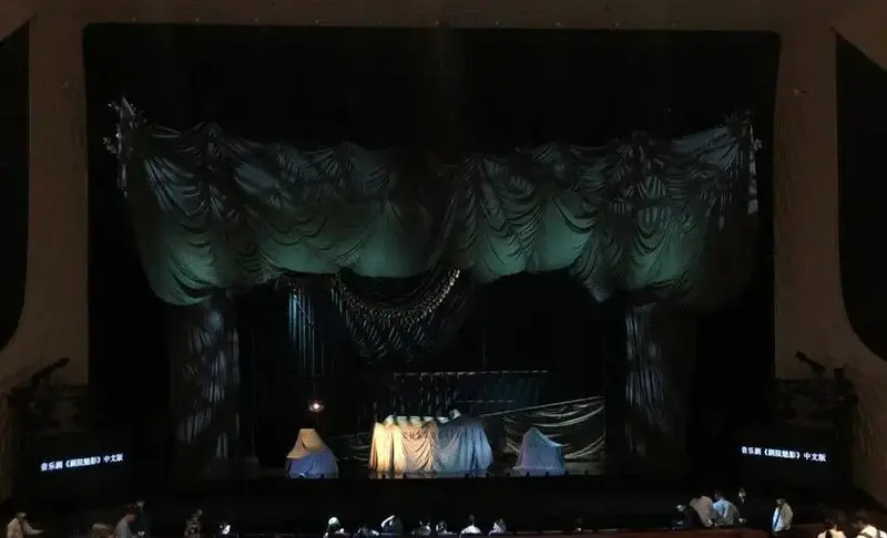 昨晚去看了《歌剧魅影》中文版的首演,真的是一场视听盛宴!
