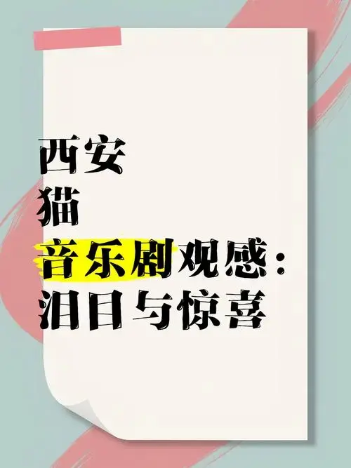 西安《猫》音乐剧观感:泪目与惊喜