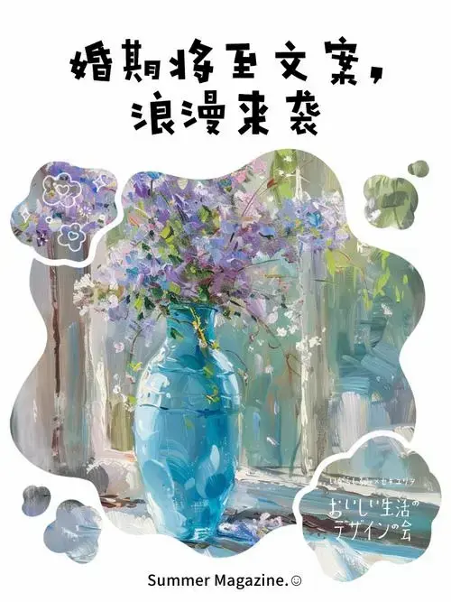 婚期将至文案,浪漫来袭