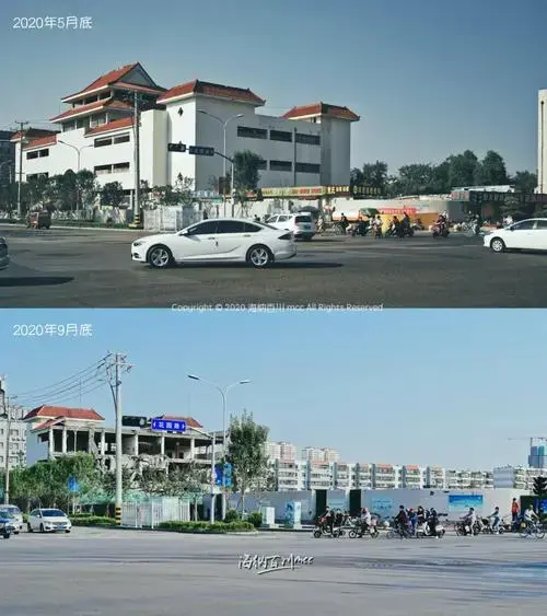 德云社济南分社项目四个月的对比图