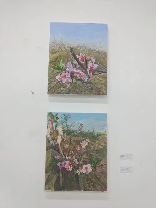 再见桃花源油画展开展