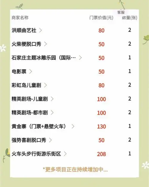 石家庄剧场演出购票优惠方式