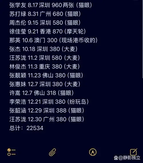 2024 年演唱会花了2万多 你们花了多少呢?