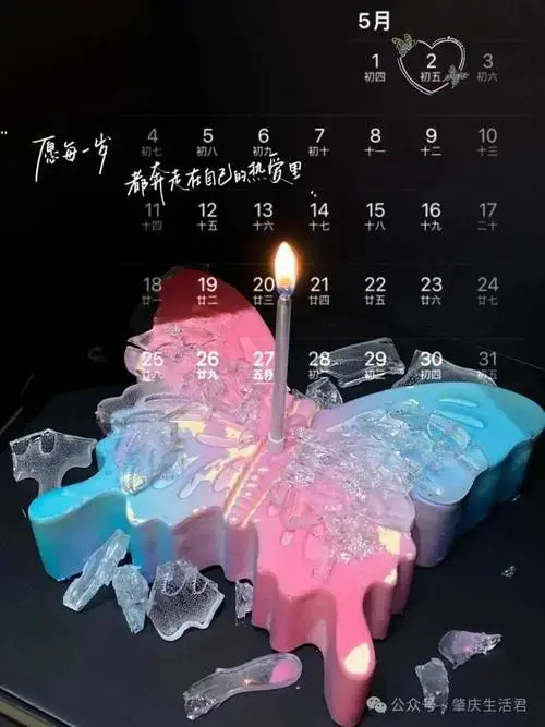 生日快乐祝福语2025高级感文案,祝自己发朋友圈最新版日历图片