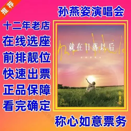 孙燕姿2025年演唱会门票火热开售!