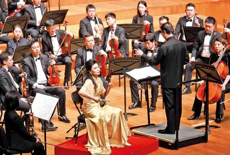 携手二胡演奏家马向华,在国家大剧院音乐厅奏响《