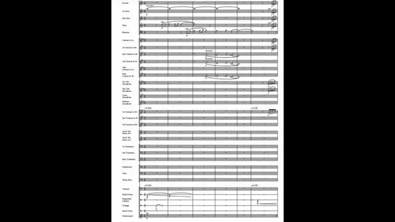 宫崎骏动画金曲串烧 久石让 交响管乐总谱