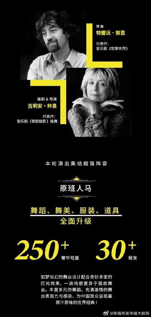 世界经典原版音乐剧《猫》cats中国巡演 珠海站首轮现已开票!