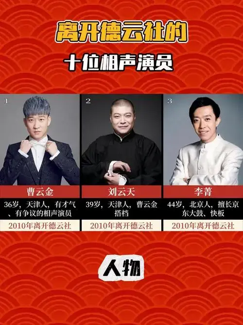 离开德云社的十位相声演员