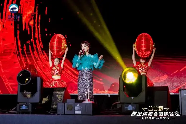 星光璀璨,丛台酒群星演唱会唱响保定,为爱放歌!