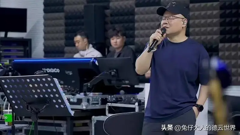 岳云鹏排练花絮曝光,乐队伴唱专业,唱老歌韵味十足