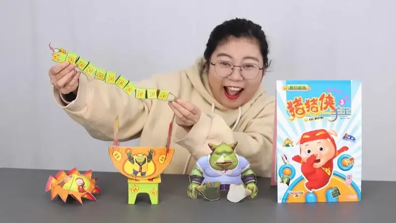 开箱猪猪侠魔幻游戏玩具!创意手工,也太好玩儿啦
