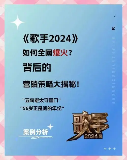 爆火秘诀 《歌手2024》自开播以来,迅速成为全网热议的焦点,累计传播