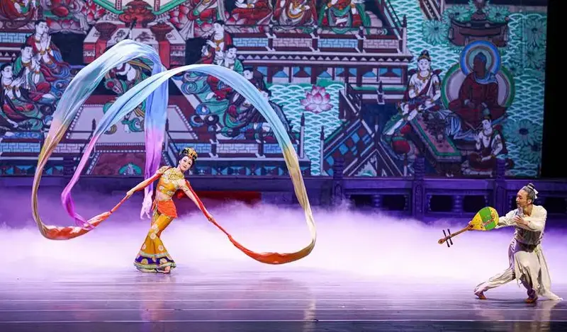中国经典舞剧《丝路花雨》第四次亮相国家大剧院_文化_敦煌_演出