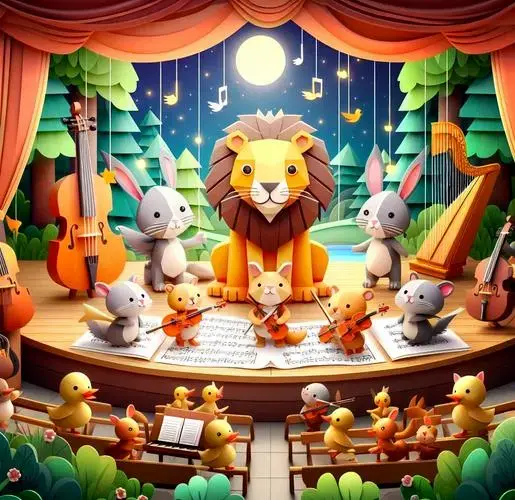 🎶森林里的动物音乐会🐾