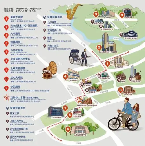 2024上海现代戏剧谷剧目活动发布,静安