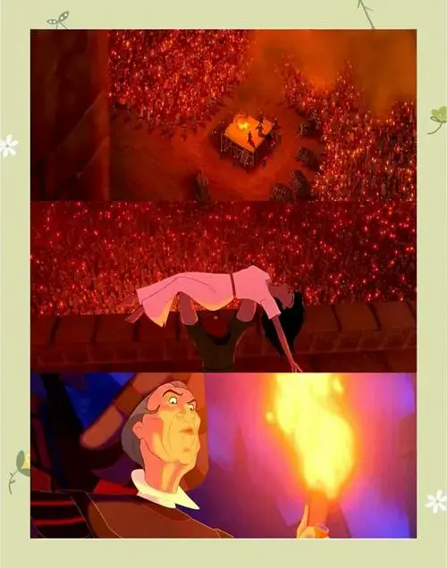 动画版巴黎圣母院:加西莫多挣扎