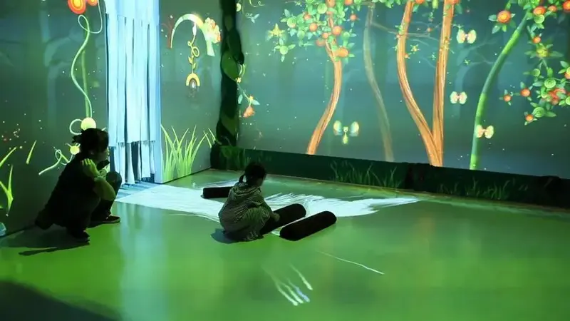 沉浸式互动 | 这样绿意盎然的森林养成互动,你见过吗?