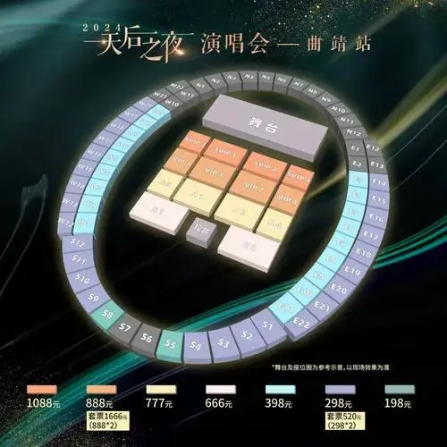 购票入口2024天后之夜演唱会-曲靖站陪你一起跨年绚丽的舞台光影‍