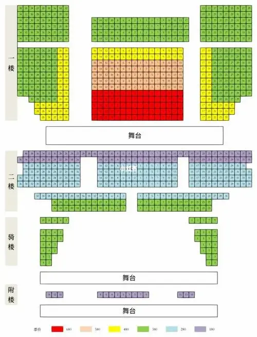 上海歌剧院座位图
