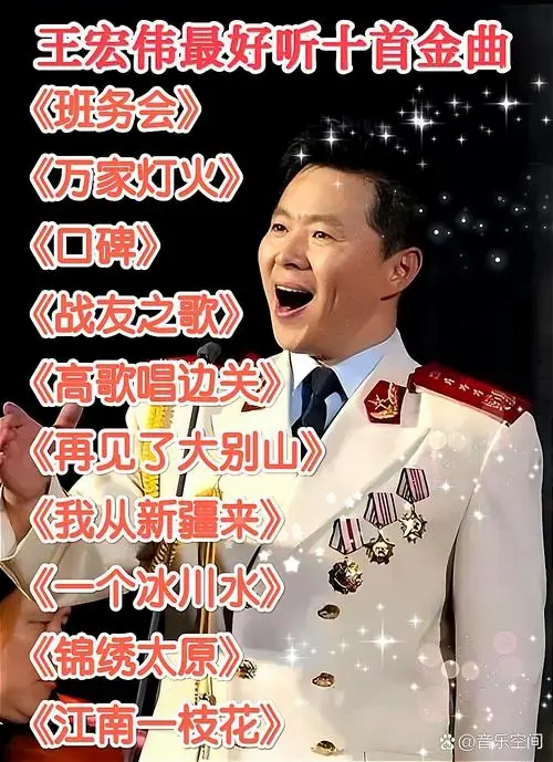 王宏伟最好听的十大金曲推荐!