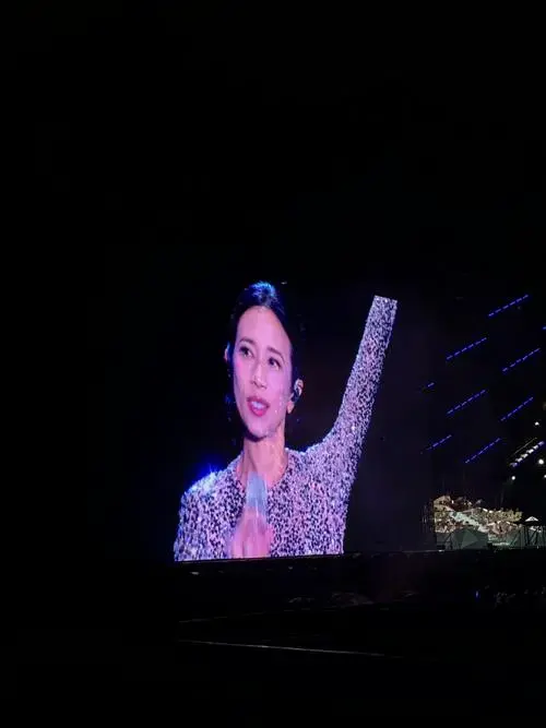看莫文蔚演唱会的时候还在说