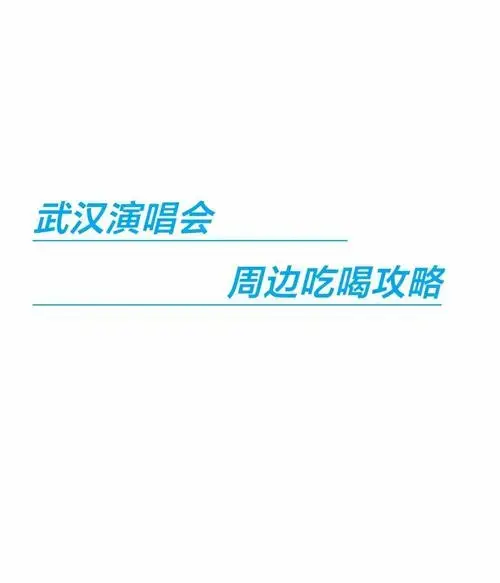 🎤武汉演唱会必看攻略🌟