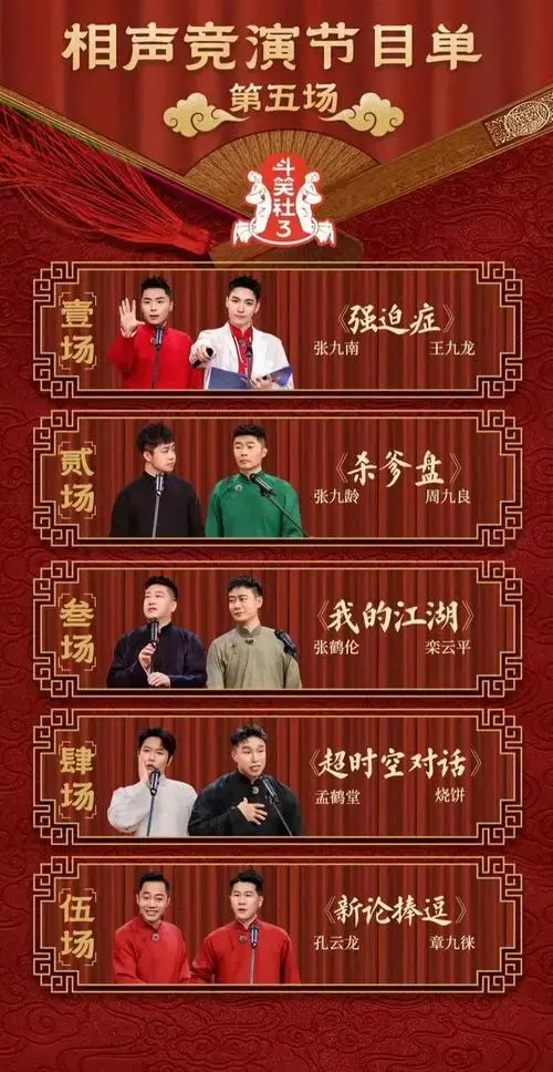 德云社未来必火的五大相声组合,你最看好谁?