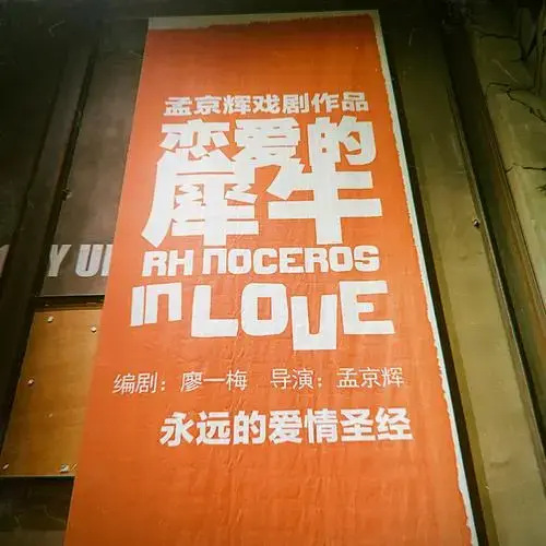 话剧❤恋爱的犀牛🦏终于看了