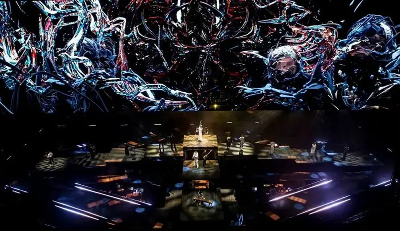 2025华晨宇火星演唱会西安站震撼开唱 上演古今交融的音乐盛宴