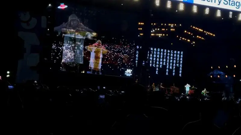 朴树-2024年东莞虎门草莓音乐节(我也是追到了我青春时代耳机里无限