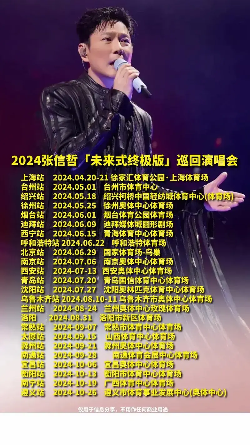 2024张信哲未来式终极版世界巡回演唱会