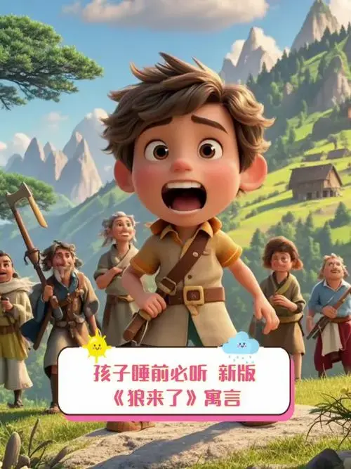 孩子睡前必听,新版《狼来了》寓言
