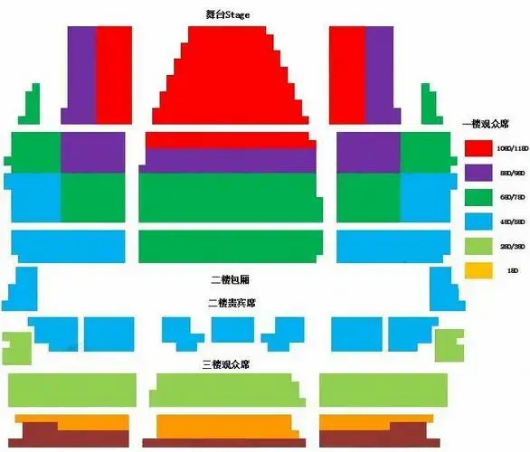世界经典原版音乐剧《猫》【票价座位图】