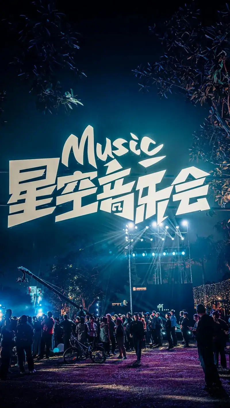 2023海口欢乐节星空音乐会.#现场版live #音乐节现场 - 抖音