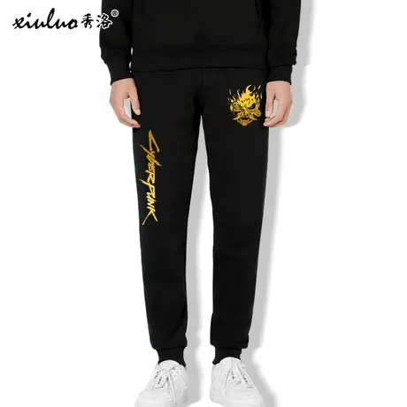 赛博朋克Cyberpunk2077游戏周边小脚裤卫裤子男女休闲长裤束脚裤商品大图