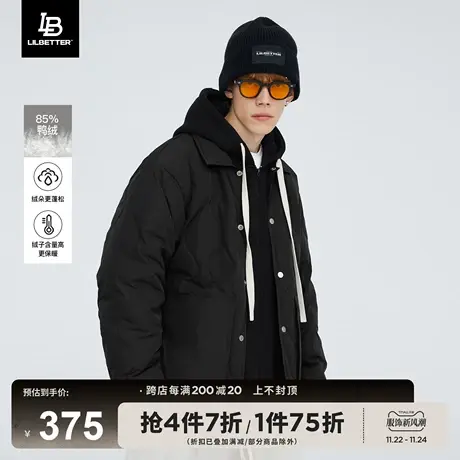Lilbetter男士羽绒服2023年冬季新款夹克外套oversize防寒男装LB图片