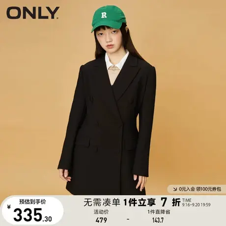 ONLY奥莱春季新款气质通勤收腰腰带设计休闲西服外套女图片