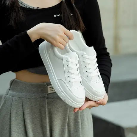 达芙妮奥特莱斯折扣官网小白鞋女2022新款百搭ins潮休闲鞋板鞋女商品大图