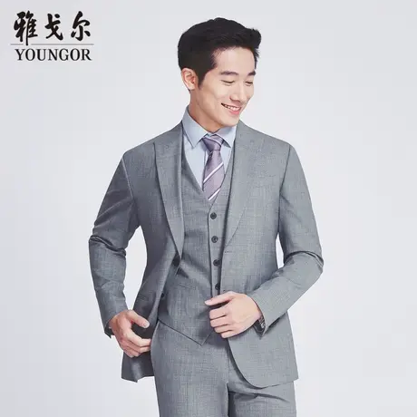 【商场同款】雅戈尔男士西服春季新款官方商务婚庆礼服西装S2886图片